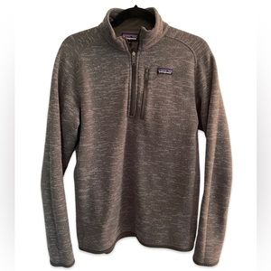 Patagonia Men's Better Sweater Pullover 1/4 Zip Fleece Medium Great Condition